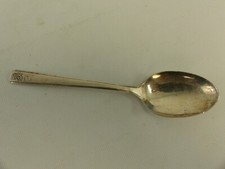 (ref288BO1) Antique 1937 Coronation Spoon Silver Plated