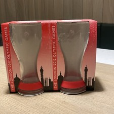 Mcdonald's Coca Cola London Olympic 2012 Full Set Of 2 Glasses