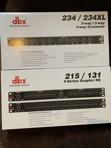 Dbx 234 4 way crossover - 2/3/4,