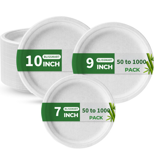 Rigid disposable paper plates - disposable,