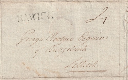 1807 hawick pmk letter james - pmk,