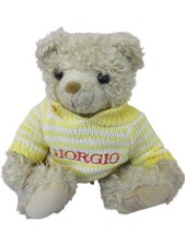 Giorgio Plush Bear Yellow