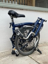 Brompton M3L Folding Bike 3-Speed - Tempest Blue