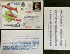 RAF Cover - Training Flight HAWK - Signed Test Pilot DUNCAN SIMPSON & CO Valley
