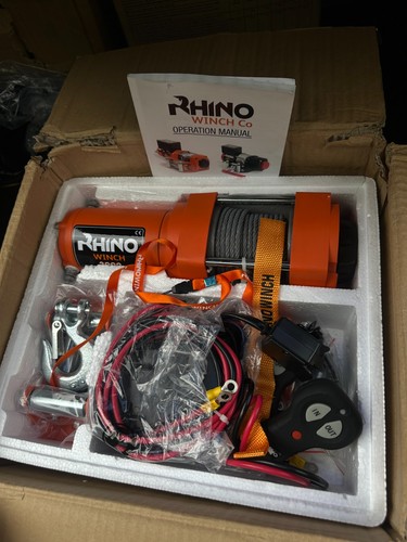 Rhino electric winch 12v - electric,