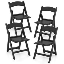 COSTWAY 4 Pack Folding Chairs