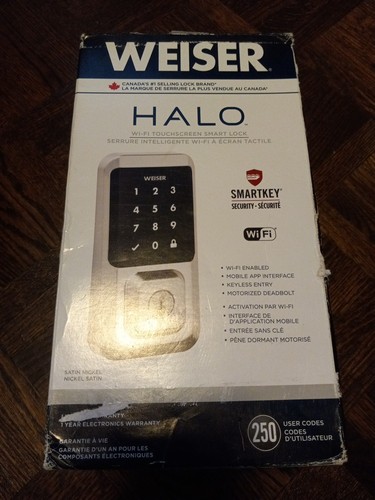 Weiser halo smart lock no - weiser, [no