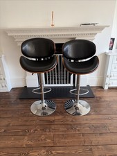 2 x Bar Stool Chair Adjustable