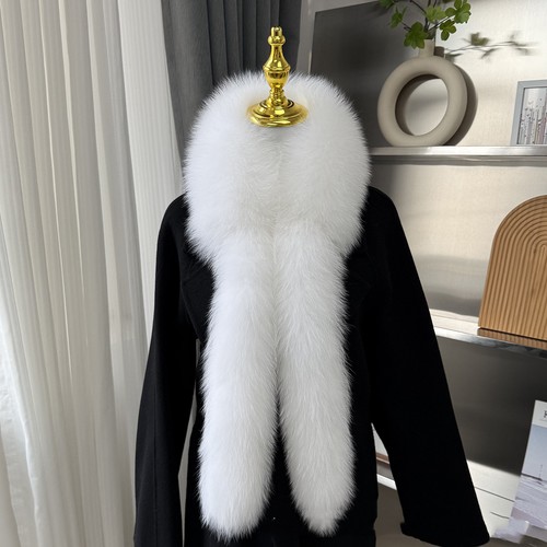 Women real fox fur scarf - real,