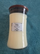WoodWick Candle Linen Large
