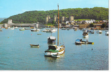 postcard - conwy - viewed from