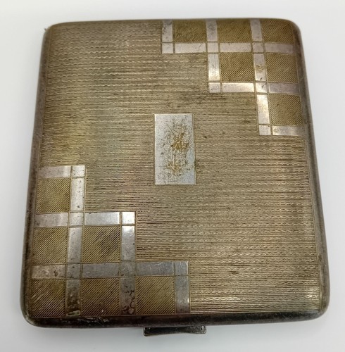Vintage silver tone metal - silver,