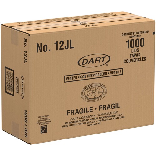 Dart 12jl vented lid white - 12jl,