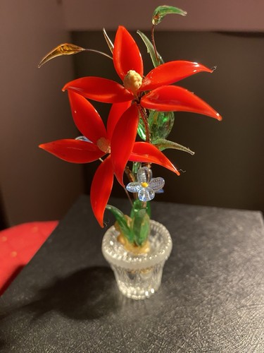 1970s hand blown - 1970s, flower
