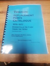 TRIUMPH TR7RV TIGER T140V BONNEVILLE PARTS BOOK MANUAL 1975/7 - TP48 99-2257