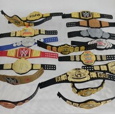 WWE WRESTLING FIGURE BELT WEAPON ACCESSORY CUSTOM BUNDLE HASBRO MATTEL JAKKS