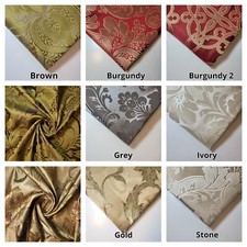 Antique Madagascar Designer  Brocade Damask Upholstery/Chenille Cotton Fabric