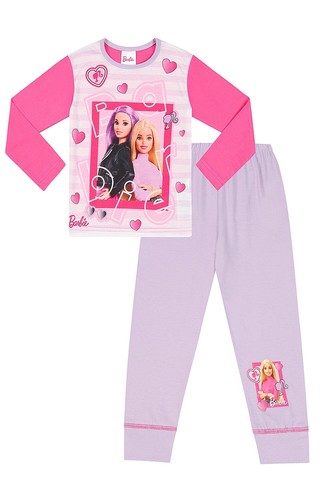 Girls barbie girl - pink, striped
