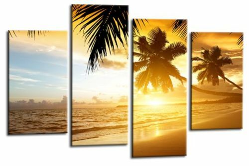 Seascape sunset wall art - sunset,