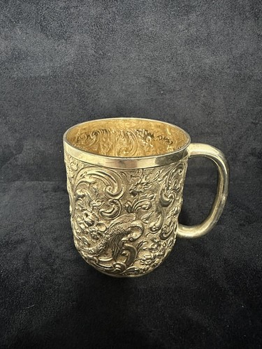 Victorian silver christening