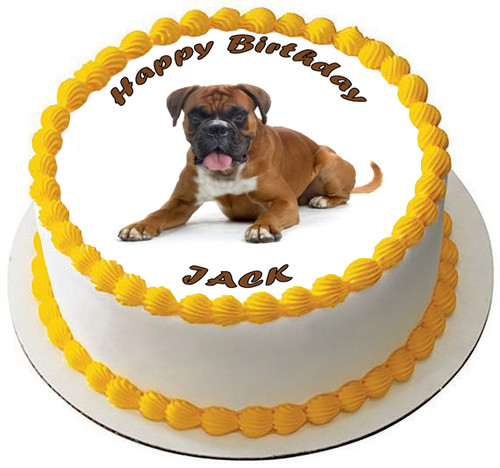 Boxer dog premium edible - 7.5,