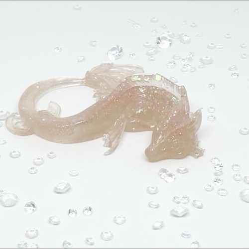Handmade epoxy resin champagne - epoxy,