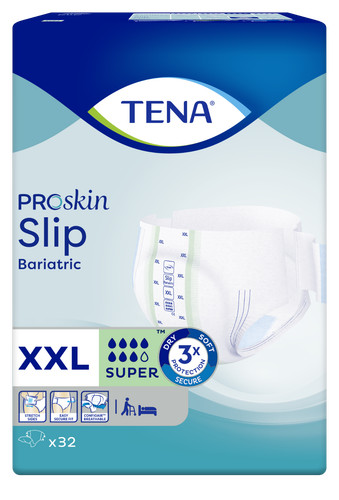 Tena slip bariatric - slip, super