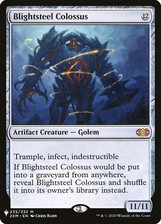 Blightsteel Colossus - The list  - NM - MTG Magic the Gathering 