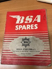 Genuine bsa motorcycle - bsa, gold