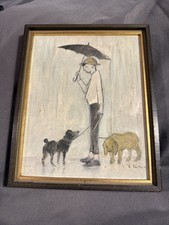 Vintage Oil on Board Painting