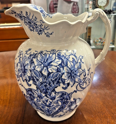 Antique leighton england blue - leighton,