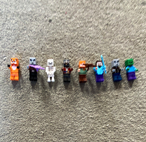 Lego minecraft minifigure lot - lego,