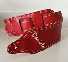 Adjustable Vintage Red Leather