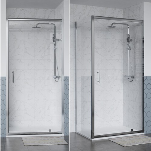 Bifold pivot hinged shower - bifold,