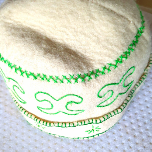 Women white felt pillbox - women's,
