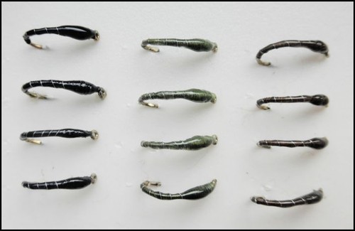 Epoxy buzzers trout flies - trout, 12