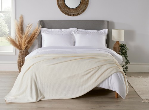 100 cotton cellular blanket - 100%,