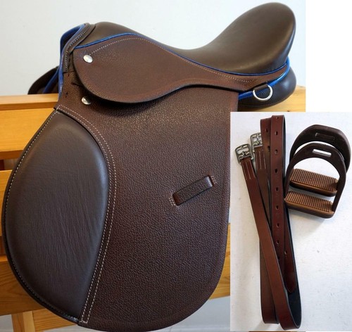 Brown r blue trim - 13, r.blue