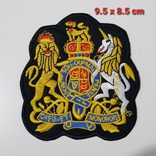 Royal Coat of Arms Embroidered