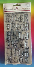 Papermania Alphamania 2 pack A-Z Clear Stamp Set Great Size UK Seller 3120