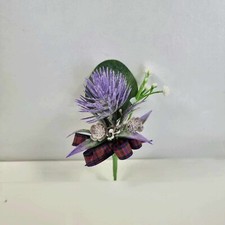 Thistle corsage, scottish