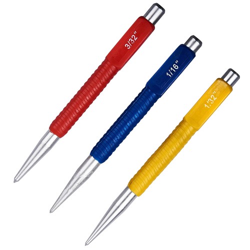 3pc centre punch set point - centre,