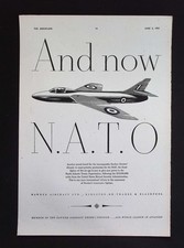 Original 1953 Advert Hawker