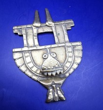 Old brass belt buckle or