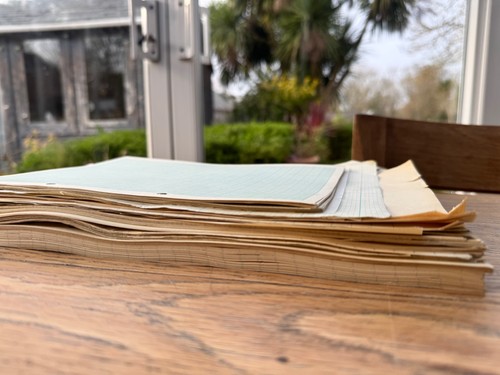 Vintage 1960s foolscap blank - vintage,