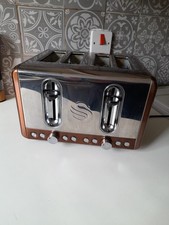Swan Four Slice Toaster In A Cooper Colour