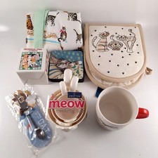 Cat Themed Kitchen Bundle, Coasters, Mug, Cooksmart Cat Apron & More