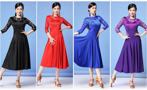 Ladies latin dance dress - dress, salsa