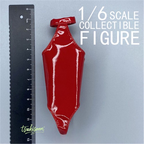 Scale red pu bodysuit - 1/6,