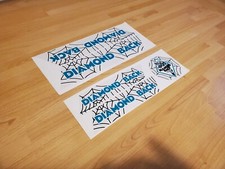 Diamond Back old school bmx decal sticker set frame and fork, New Old Stock NOS